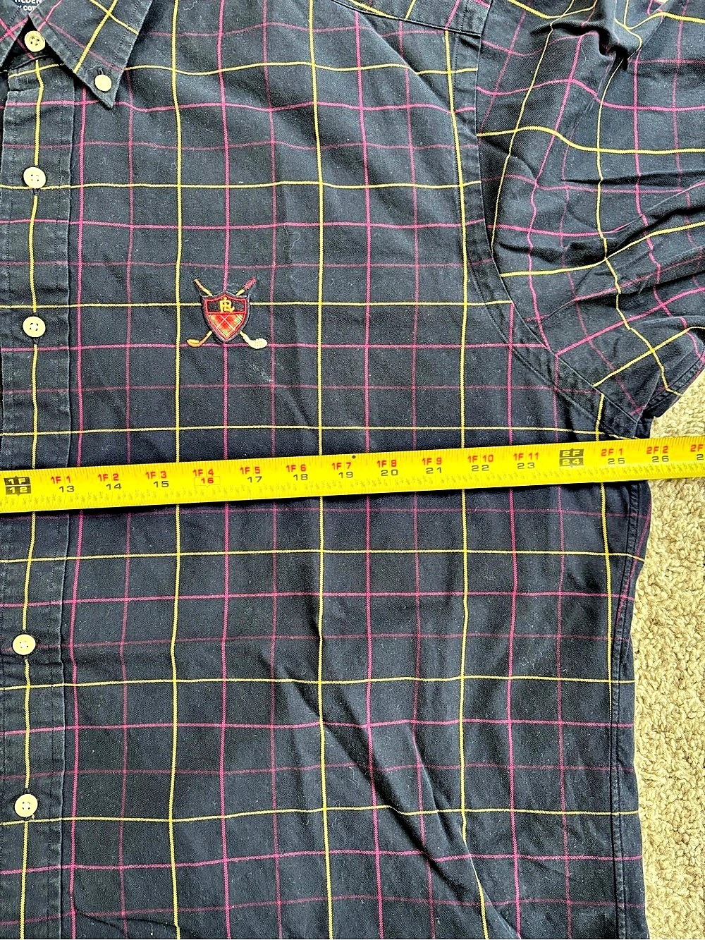 Ralph Lauren RLX Golf Plaid Cotton Shirt Size Large - Picture 4 of 6